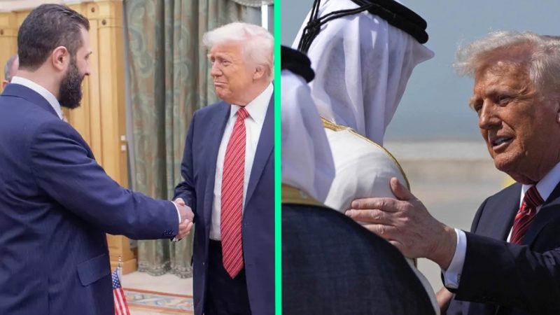 Trump’s Middle East Handshake Sparks Global Uproar: Critics Say It’s a “Signal of Surrender” as Allies Left Stunned