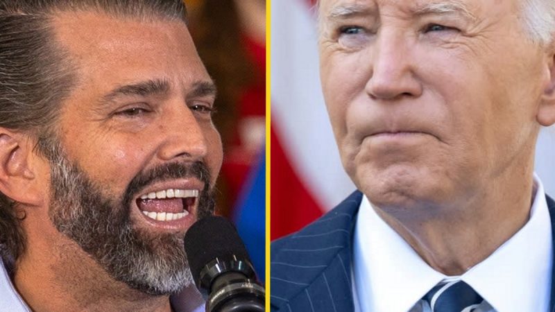 Donald Trump Jr. Slammed for ‘Vile’ Statement After Joe Biden’s ‘Aggressive’ Cancer Diagnosis