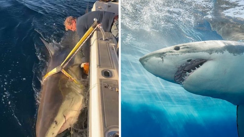Scientists issue chilling warning as biggest great white shark ever recorded in Atlantic heads to tourist hotspot