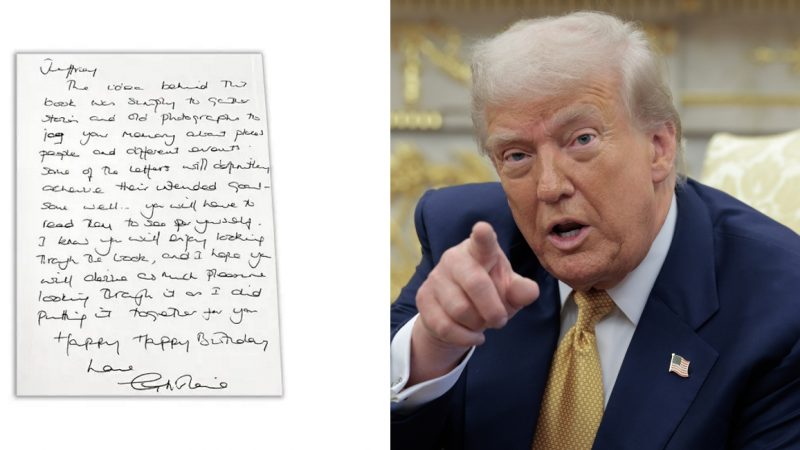Shocking new claim that Trump is in Epstein’s birthday book after disturbing letter he allegedly wrote revealed