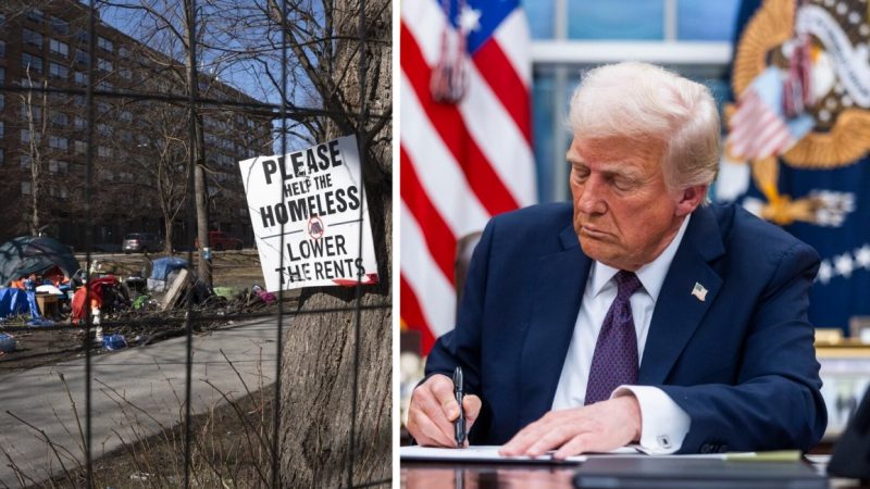 People ‘terrified’ as Trump signs new executive order on homelessness that could have a devastating impact