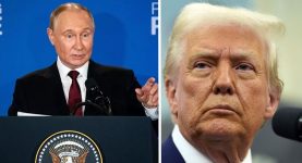 Putin Makes Rare Four-Word Comment in English Leaving Trump Surprised as Meeting Ends Without Deal