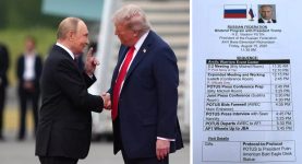 Sensitive New Details Emerge After Secret Government Papers Were Left Behind at Trump-Putin Meeting