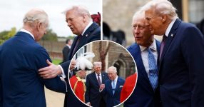 Trump Sparks Backlash After Breaking Royal Etiquette Again While Greeting King Charles