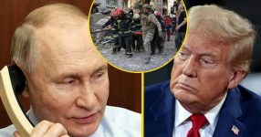 Trump Lashes Out at Putin as Russian Bombardments Pound Ukraine Despite Push for Peace