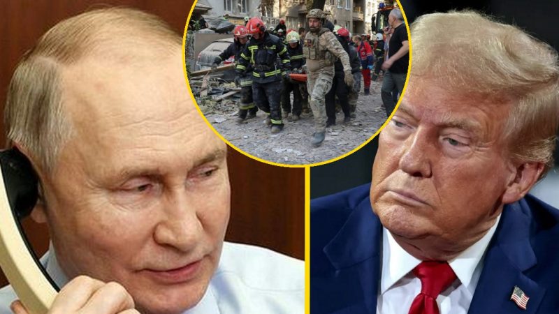 Trump Lashes Out at Putin as Russian Bombardments Pound Ukraine Despite Push for Peace