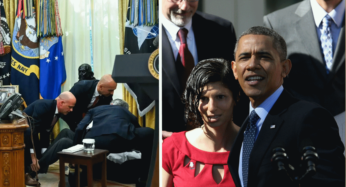 Resurfaced Video of Obama Comforting Fainting Guest Sparks Comparison to Trump’s Reaction in Similar Moment