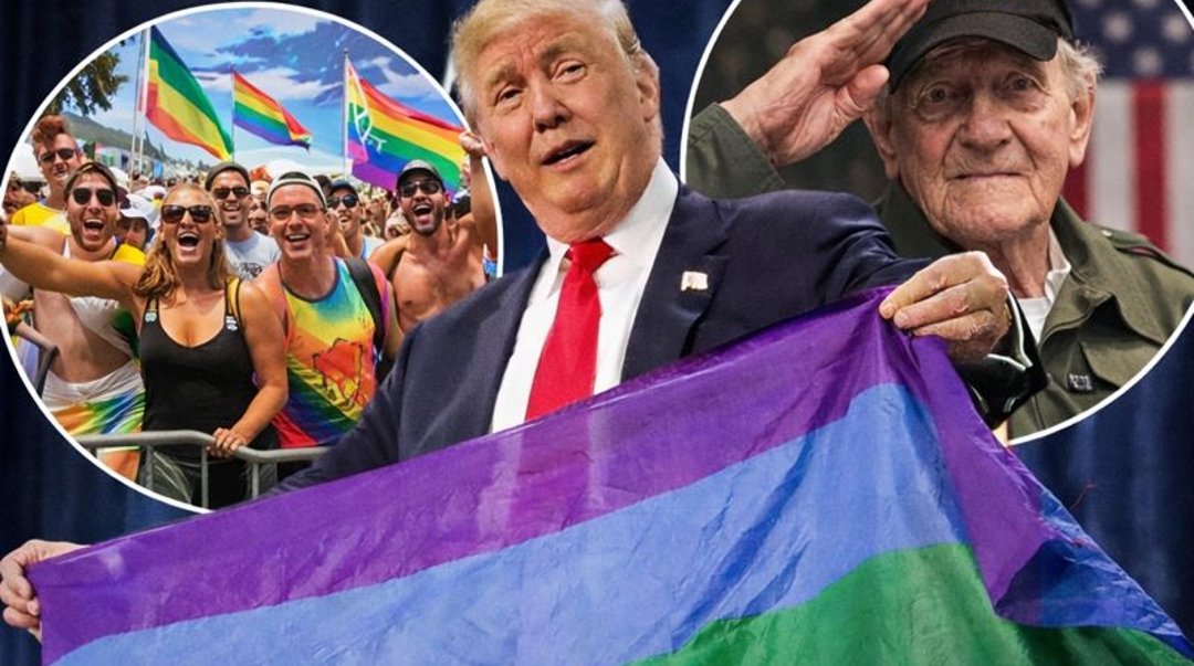 Trump Campaign Sparks Backlash After Claim He’d Replace Pride Month With Veterans Month