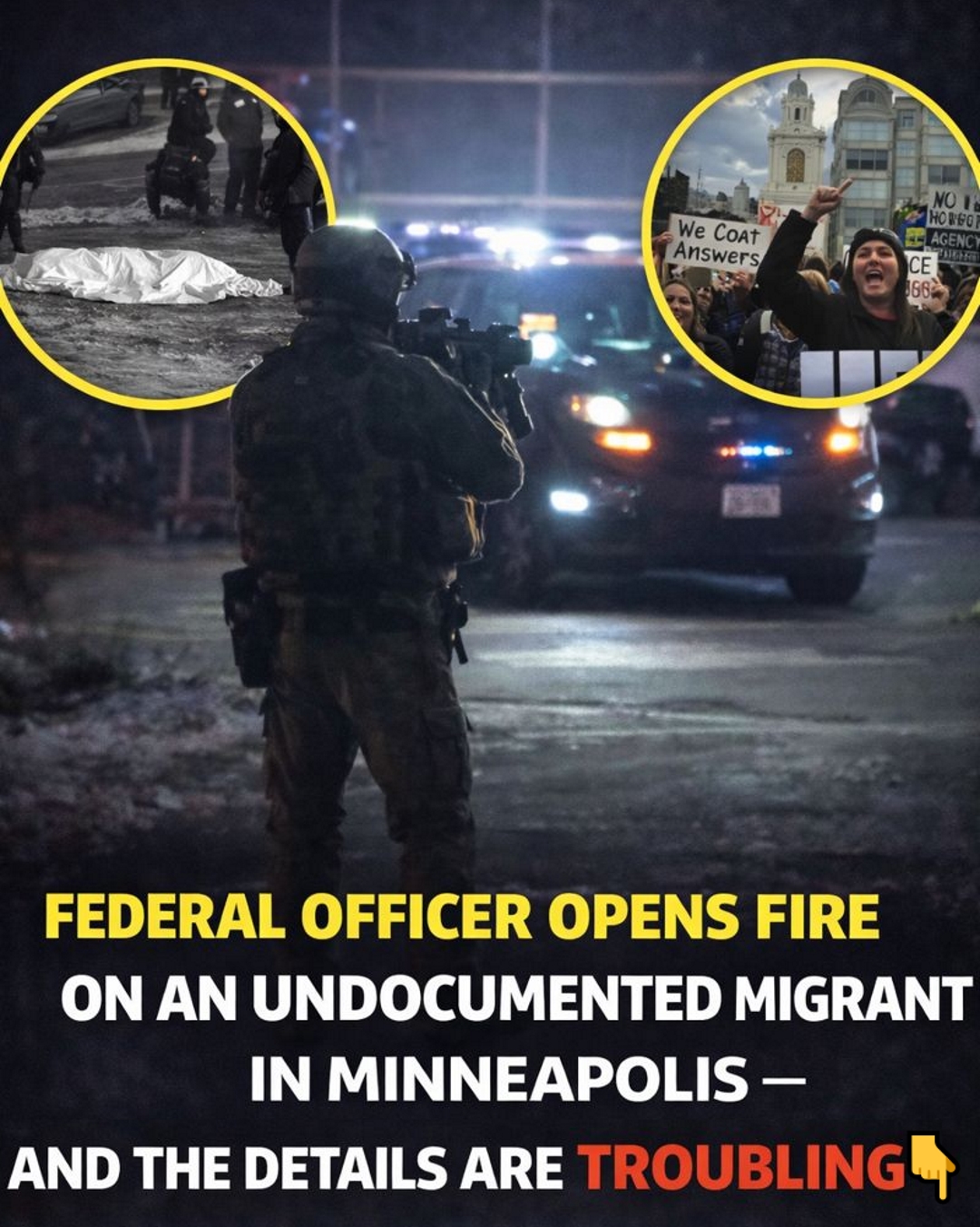 Federal Officer Opens Fire on an Undocumented Migrant in Minneapolis — and the Timeline Is Raising Alarms
